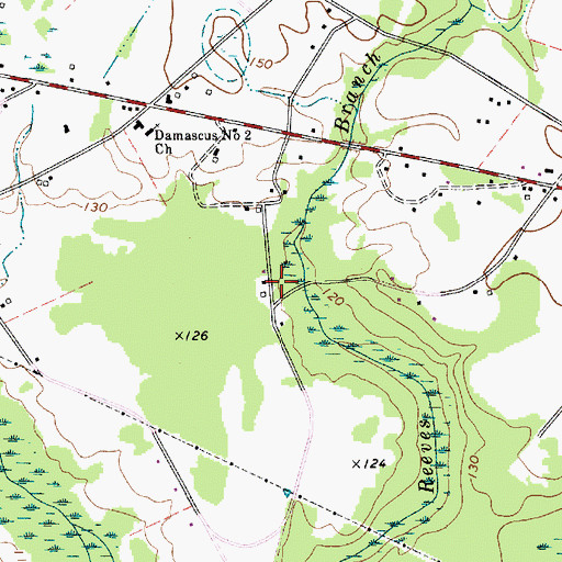 Topographic Map of Hopkins Division, SC