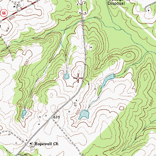 Topographic Map of Joanna Division, SC