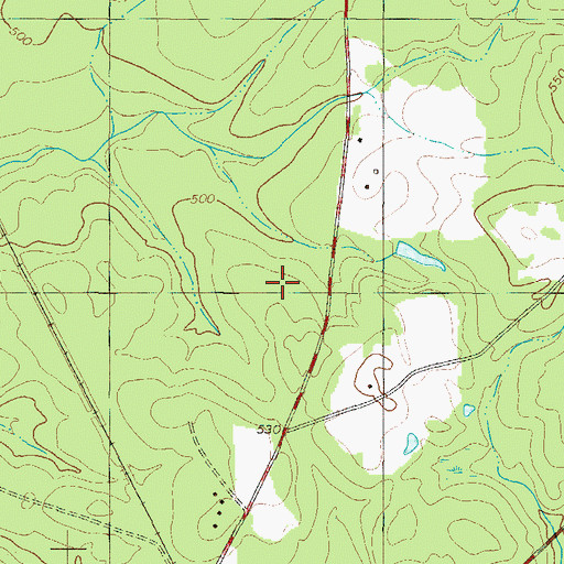 Topographic Map of Kirksey Division, SC