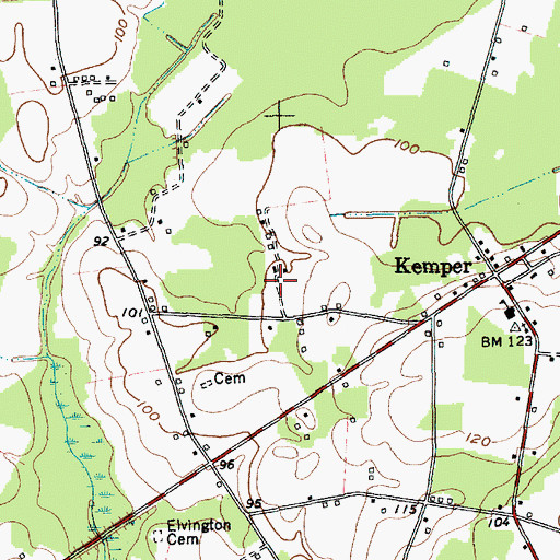 Topographic Map of Lake View Division, SC