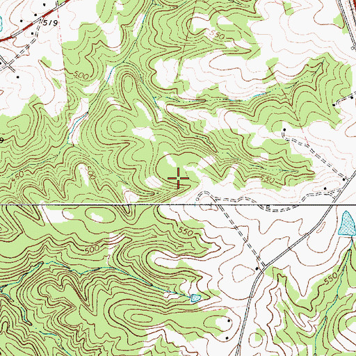 Topographic Map of Fort Lawn Division, SC
