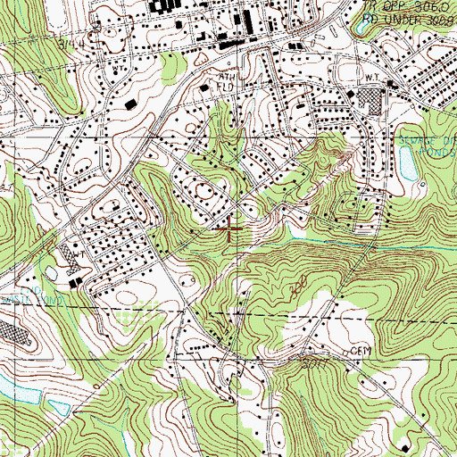 Topographic Map of Liberty Division, SC