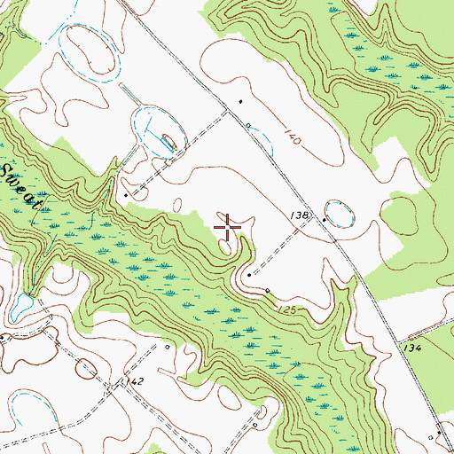 Topographic Map of Little Rock Division, SC