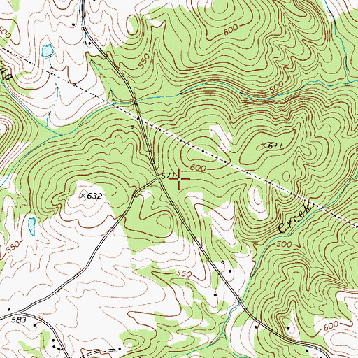 Topographic Map of Lockhart Division, SC