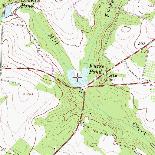 Topographic Map of Millett Division, SC