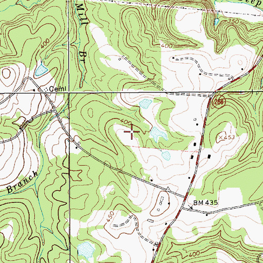 Topographic Map of Mount Croghan Division, SC