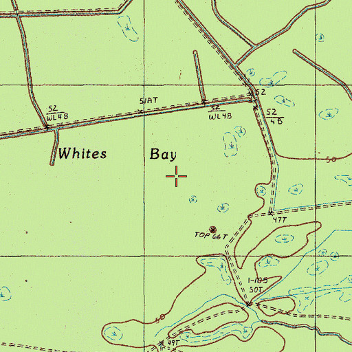 Topographic Map of Nesmith Division, SC
