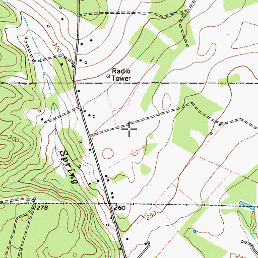 Topographic Map of North Hartsville Division, SC