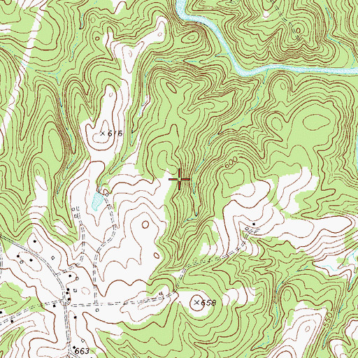 Topographic Map of Princeton Division, SC