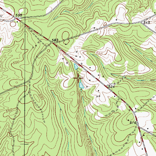 Topographic Map of Prosperity Division, SC