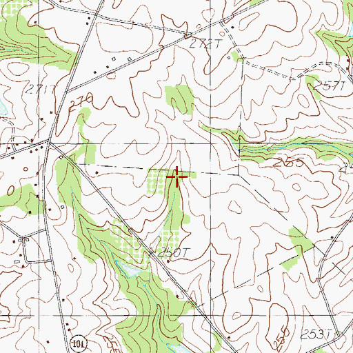 Topographic Map of Reidville Division, SC