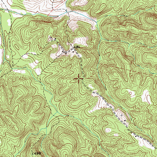 Topographic Map of Ridgeway Division, SC