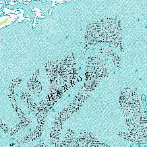 Topographic Map of Saint Helena Island Division, SC