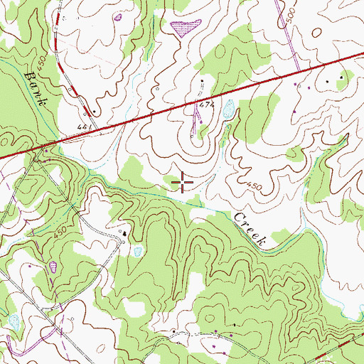 Topographic Map of Saluda Division, SC