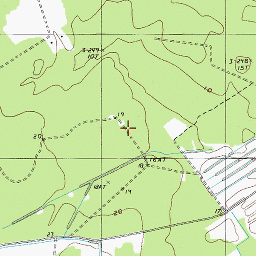 Topographic Map of Sheldon Division, SC