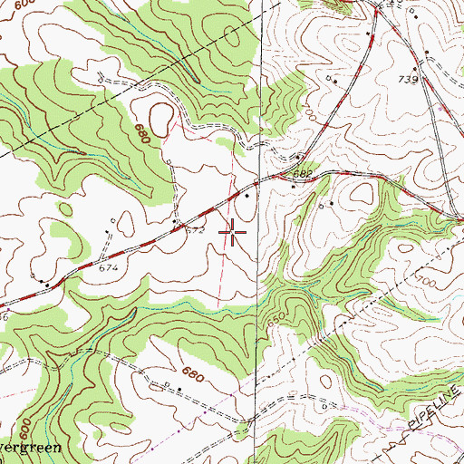 Topographic Map of Starr Division, SC