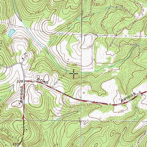 Topographic Map of Southeast Edgefield Division, SC