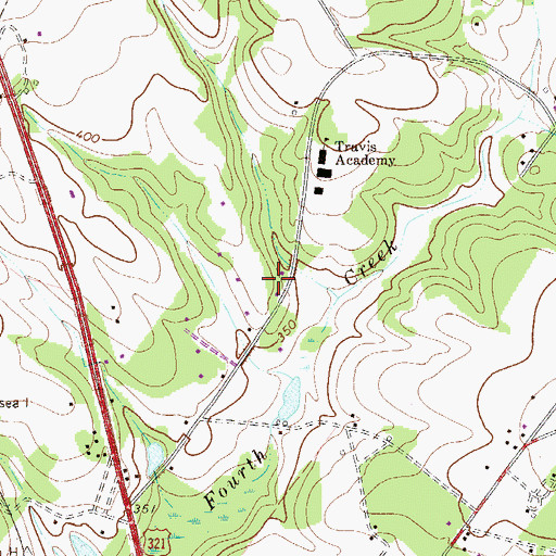 Topographic Map of Swansea Division, SC