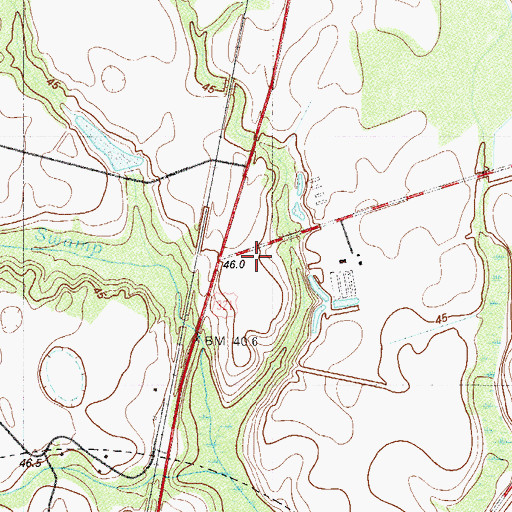 Topographic Map of Sycamore Division, SC