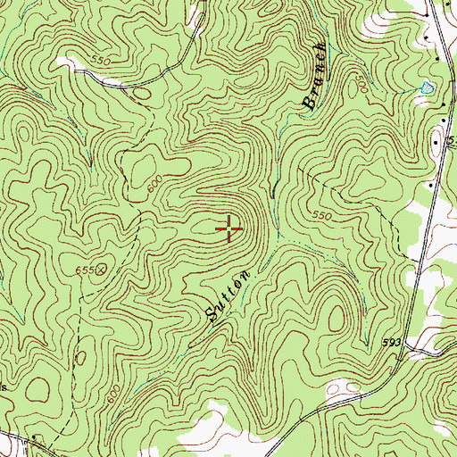 Topographic Map of Tradesville Division, SC