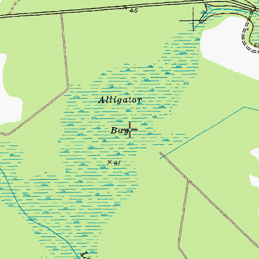 Topographic Map of Trio Division, SC