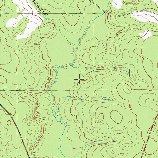 Topographic Map of Troy Division, SC