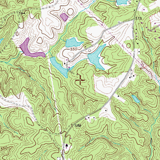 Topographic Map of Van Wyck Division, SC