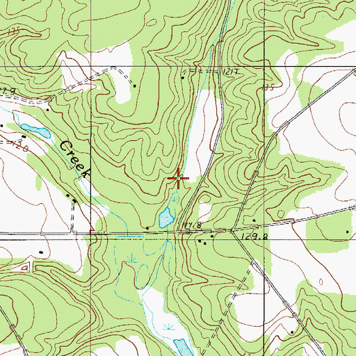 Topographic Map of Wagener Division, SC
