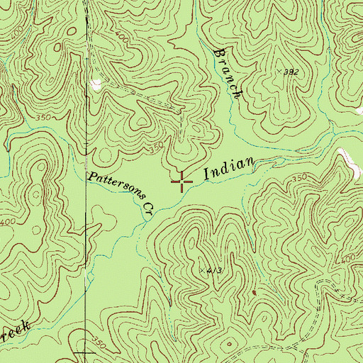 Topographic Map of Whitmire Division, SC