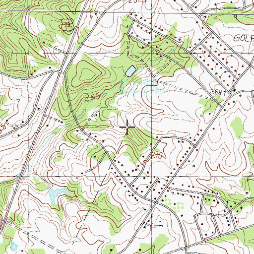 Topographic Map of Williamston-Pelzer Division, SC