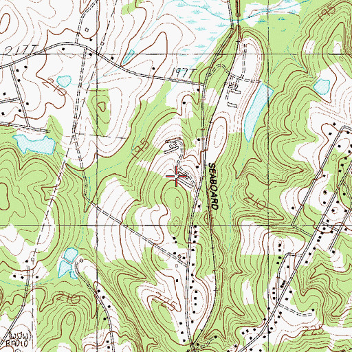 Topographic Map of Woodruff Division, SC