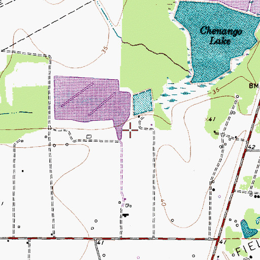 Topographic Map of Angleton Division, TX