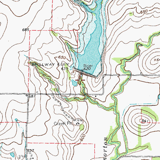 Topographic Map of Anna Division, TX