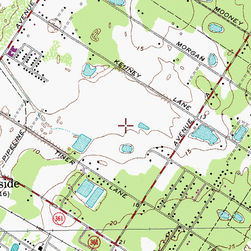 Topographic Map of Aransas Pass-Ingleside Division, TX