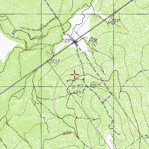 Topographic Map of Asherton Division, TX