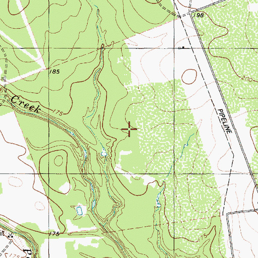 Topographic Map of Beeville Division, TX