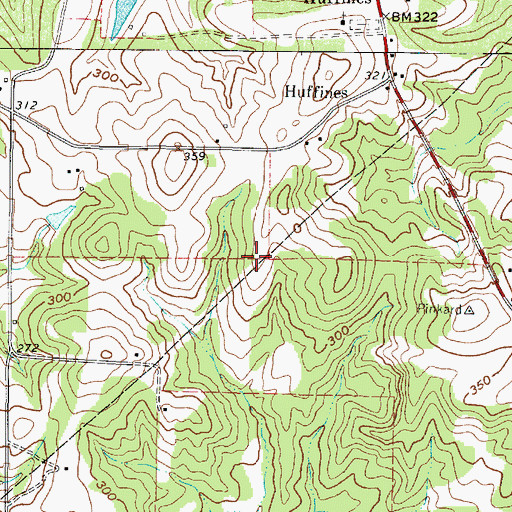 Topographic Map of Bivins-McLeod Division, TX
