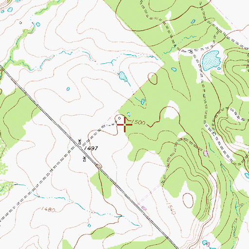 Topographic Map of Brownwood Division, TX