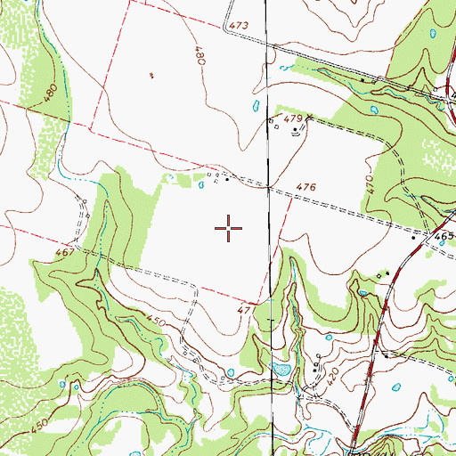Topographic Map of Buckholts Division, TX