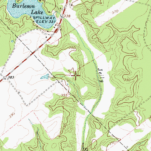 Topographic Map of Butler Division, TX