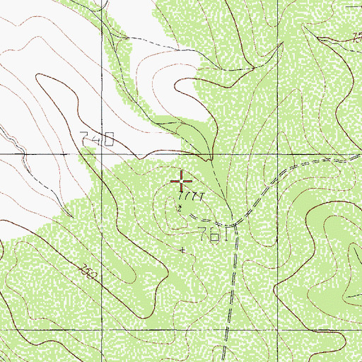 Topographic Map of Carrizo Springs Division, TX