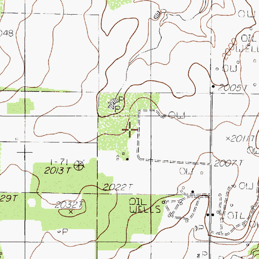 Topographic Map of Clyde Division, TX
