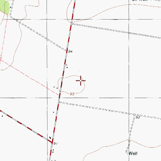 Topographic Map of Corpus Christi West Division, TX
