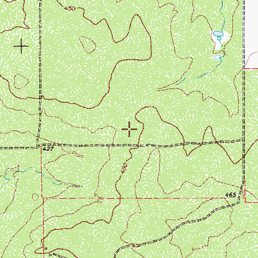 Topographic Map of Cotulla Division, TX