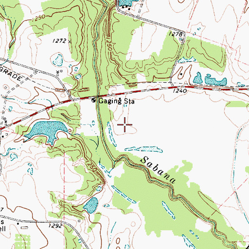 Topographic Map of De Leon Division, TX