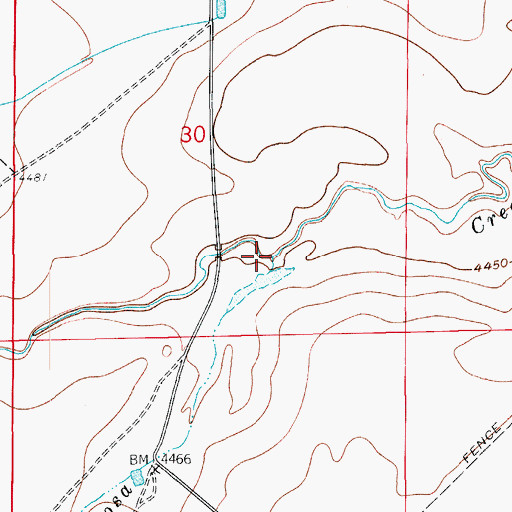 Topographic Map of North Chicosa Creek, CO