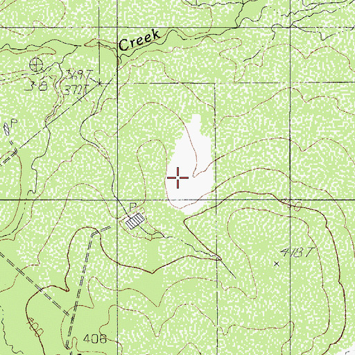 Topographic Map of Encinal Division, TX