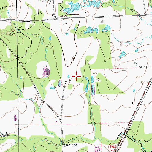 Topographic Map of Flatonia Division, TX