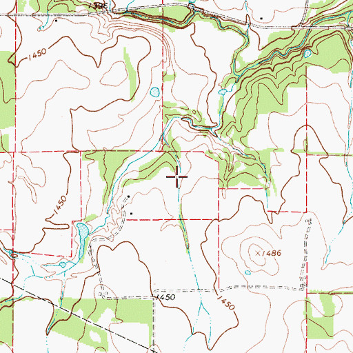 Topographic Map of Gorman Division, TX