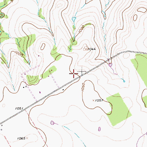 Topographic Map of Granbury West Division, TX